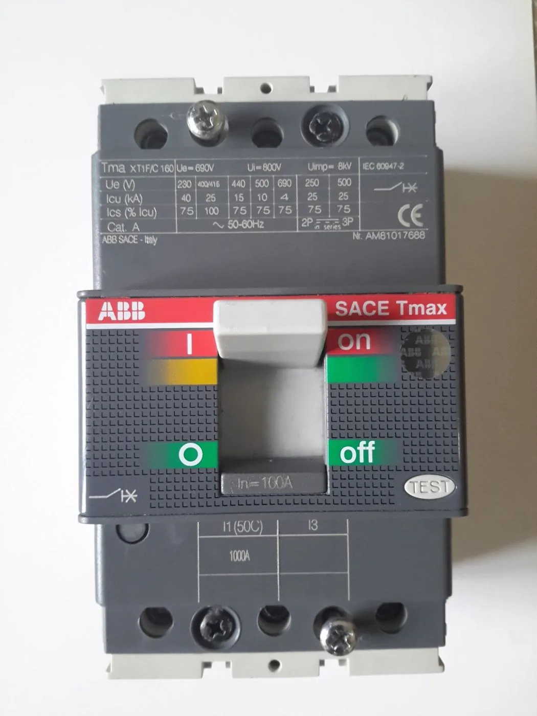 MCCB — Moulded Case Circuit Breaker — ABB · Schneider Electric · Merlin Gerin