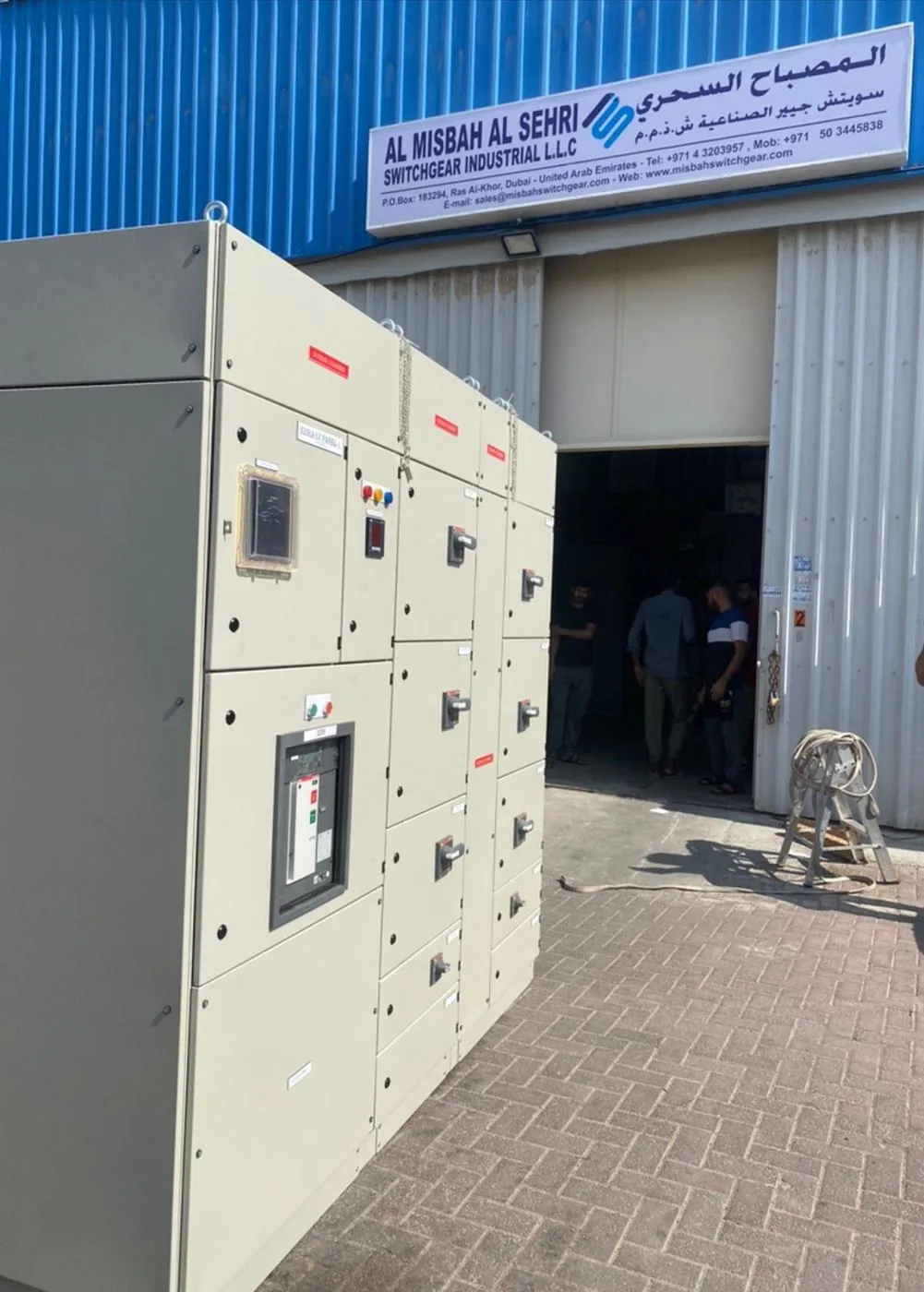 LV switchgear and main distribution boards manufactured by Al Misbah Al Sehri in Dubai
